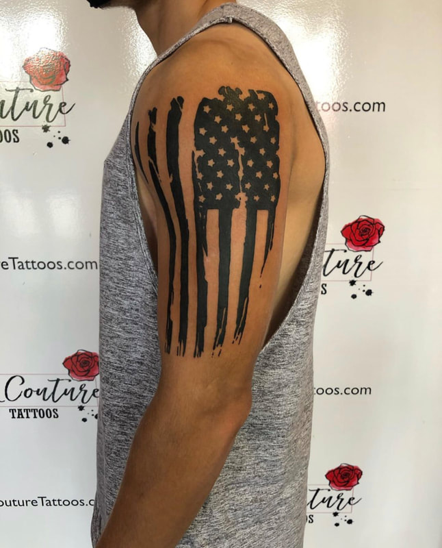 Black and Grey Soldier Tattoo Idea  BlackInk