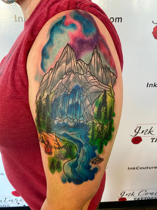 Watercolor Tattoos in Las Vegas